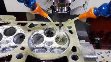 VAG 1.8T 20v Combustion chamber and porting job by Veicomer