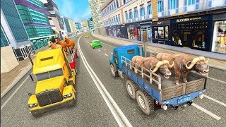 Farm Animal Truck Transport Simulator Games - Android GamePlay hd screenshot 2