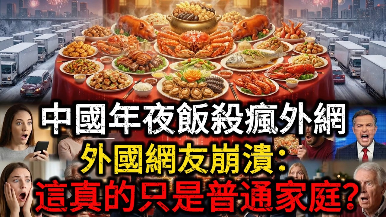 【深度解密】中国年夜饭杀疯外网！韩国网友集体破防崩溃，这就是你们说的发展中国家？揭秘中国年夜饭背后的超级冷链网