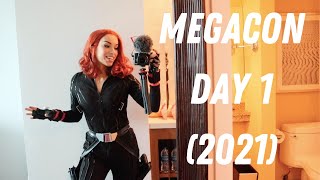 MEGACON DAY 1: Black Widow takes on her first convention (VLOG)