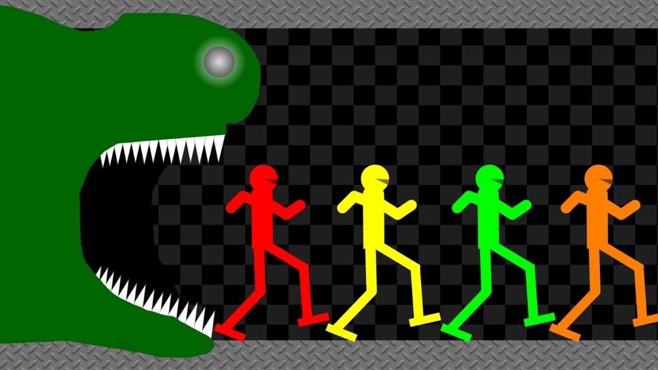 Green Monster : Survival Stickman Race
