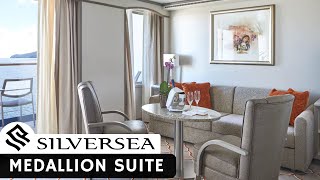 Silver Shadow Medallion Suite Walkthrough Tour Review Silversea Cruises 4K 2025