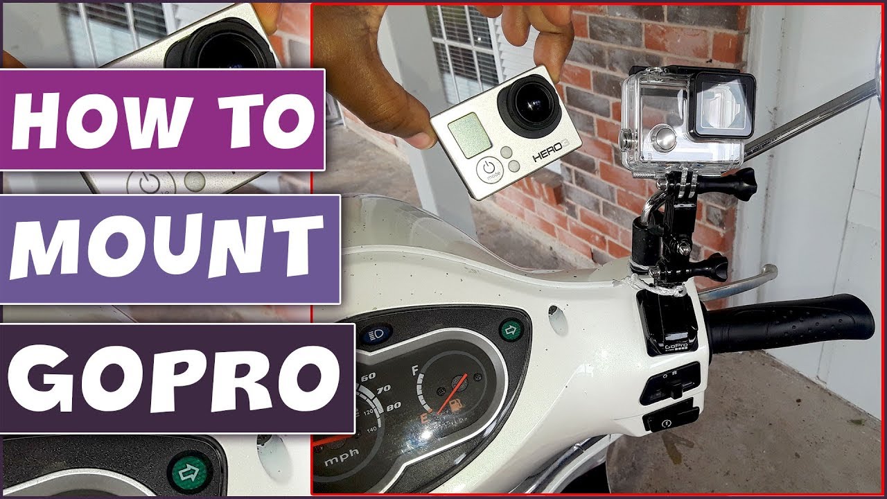 Telecamera Casco Sci Kit Di Montaggio Per Casco Da Moto Per Action Camera Attacco Gopro Casco Curvo - Foto 14