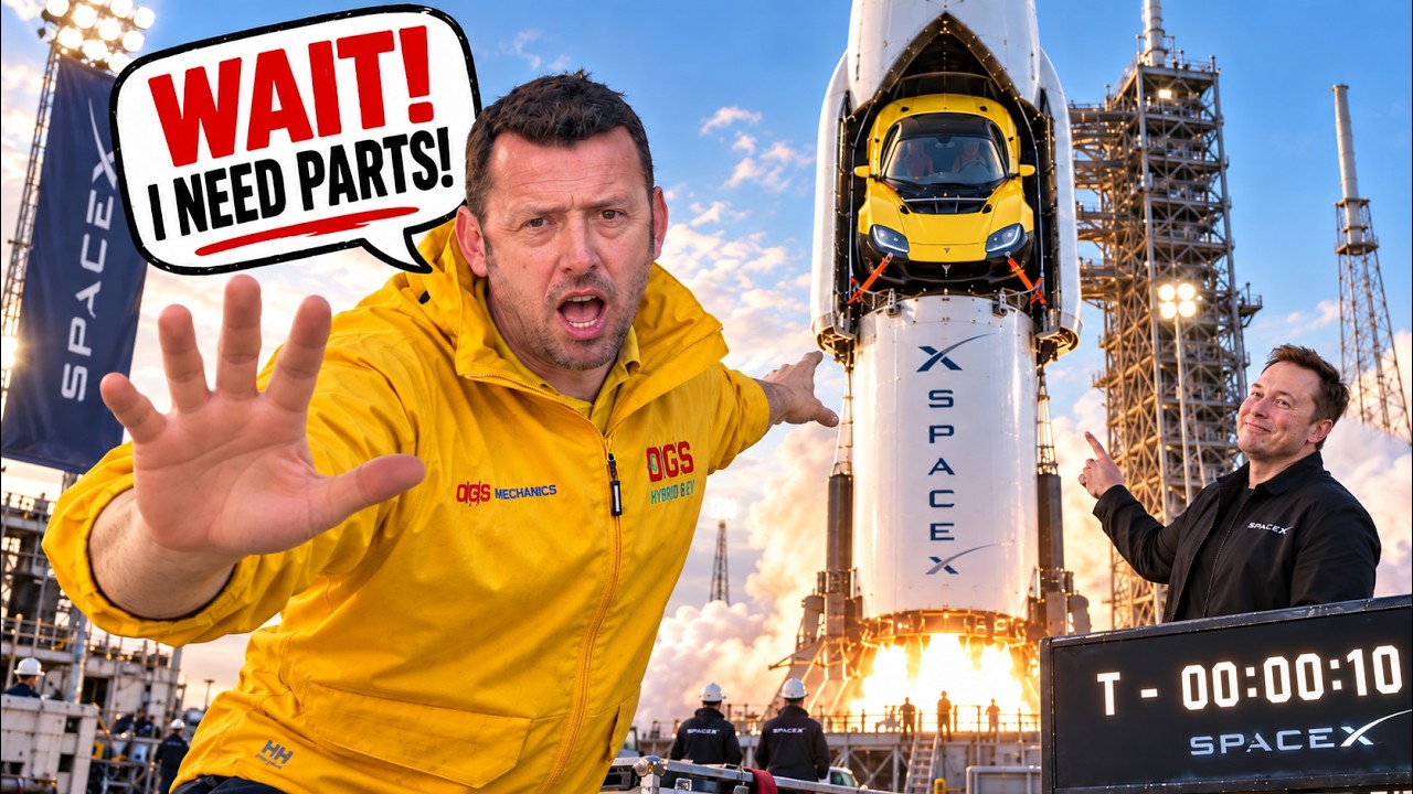 Elon Sent One TESLA Roadster to SPACE... We Bought the DEAD One for £26,500