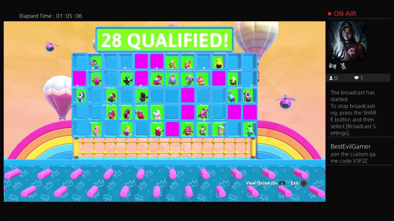 Fall guys season 4 live gameplay