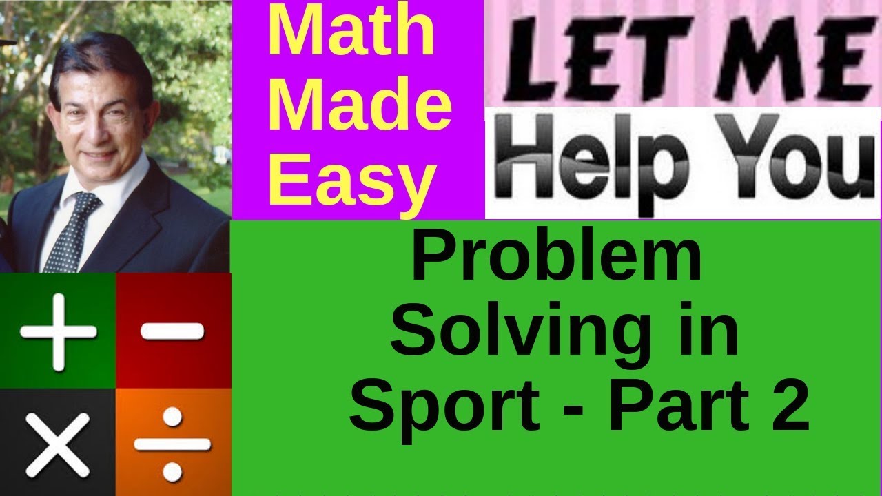 problem solving practice in sport