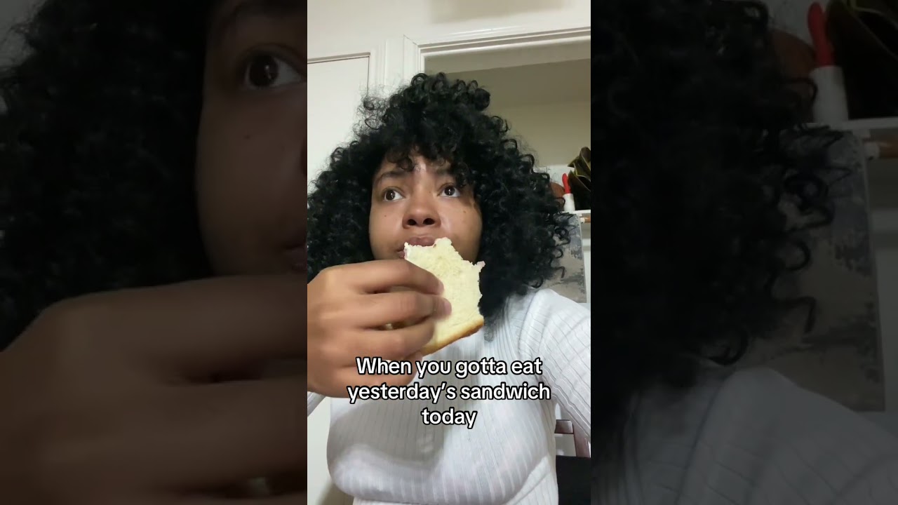 When you gotta eat yesterday’s sandwich today😂 @PrincessAnjanee 😎