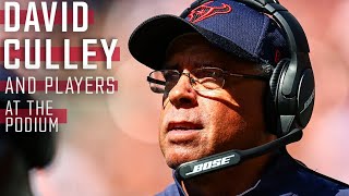 Players Meet with the Media After Texans-Browns