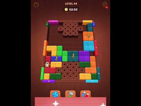 Wood Away Block Puzzle Level 48 Walkthrough #games #gaming #blockpuzzlegame