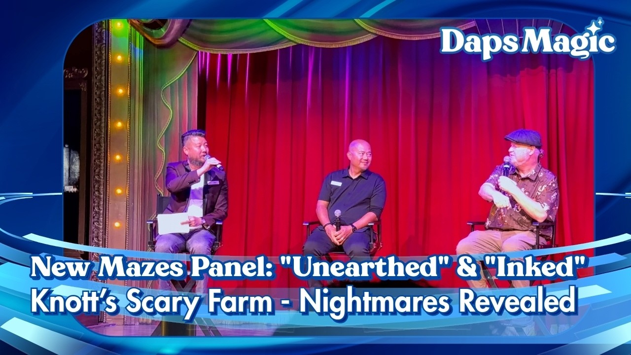 Knott's Scary Farm New Mazes Panel: "Unearthed" & "Inked" | Behind the Scenes