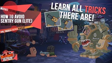 How to Avoid Sentry Gun (Ultimate Compilation) | Tips, Tricks & Tactics | Worms WMD Tutorials🎥
