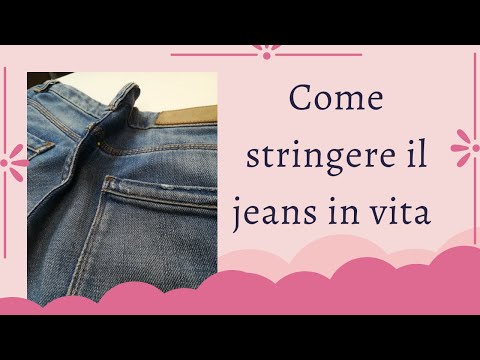 Video: 3 modi per restringere i jeans senza asciugatrice