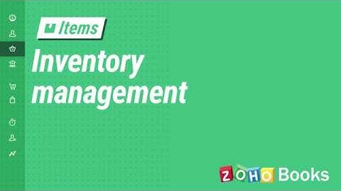 Inventory Management | Zoho Books