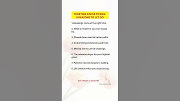 Trust the Process: 8 Reasons to Embrace Divine Timing  #shortsfeed #shorts #viralvideos