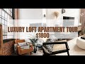 APARTMENT TOUR: FURNISHED DOWNTOWN LUXURY INDUSTRIAL LOFT TOUR - winter edition | EMVALF