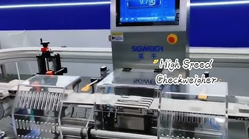 High Speed Box Check Weigher#checkweigher #blisterpackagingmachine #metaldetector #weighingscales