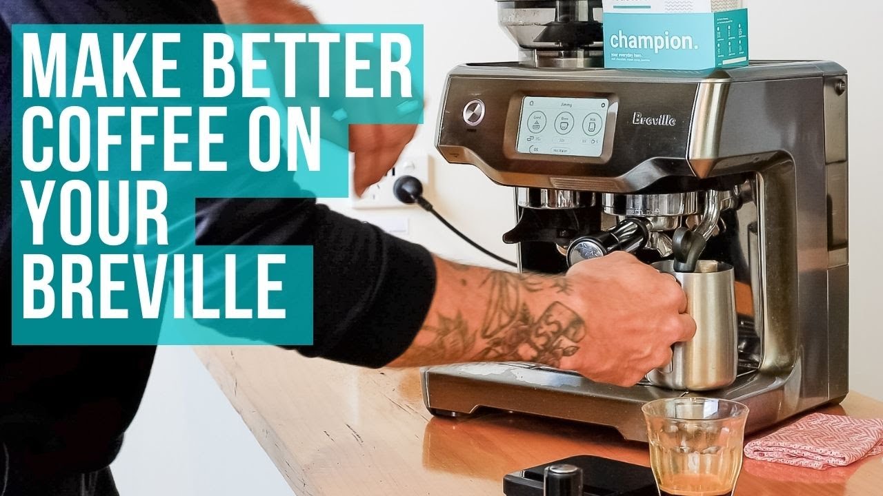 How to make a black coffee using Breville Espresso Machine 