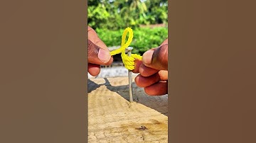 Dependable Tricks! Smooth Tight Rope Barriers with Nails unbelievable