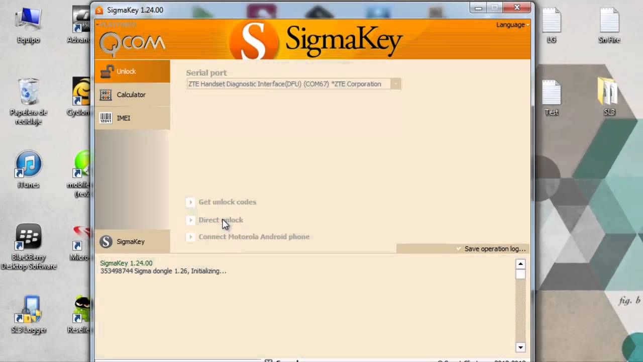 Unlock Done Zte Kis With Sigma Key By Starcodes Youtube