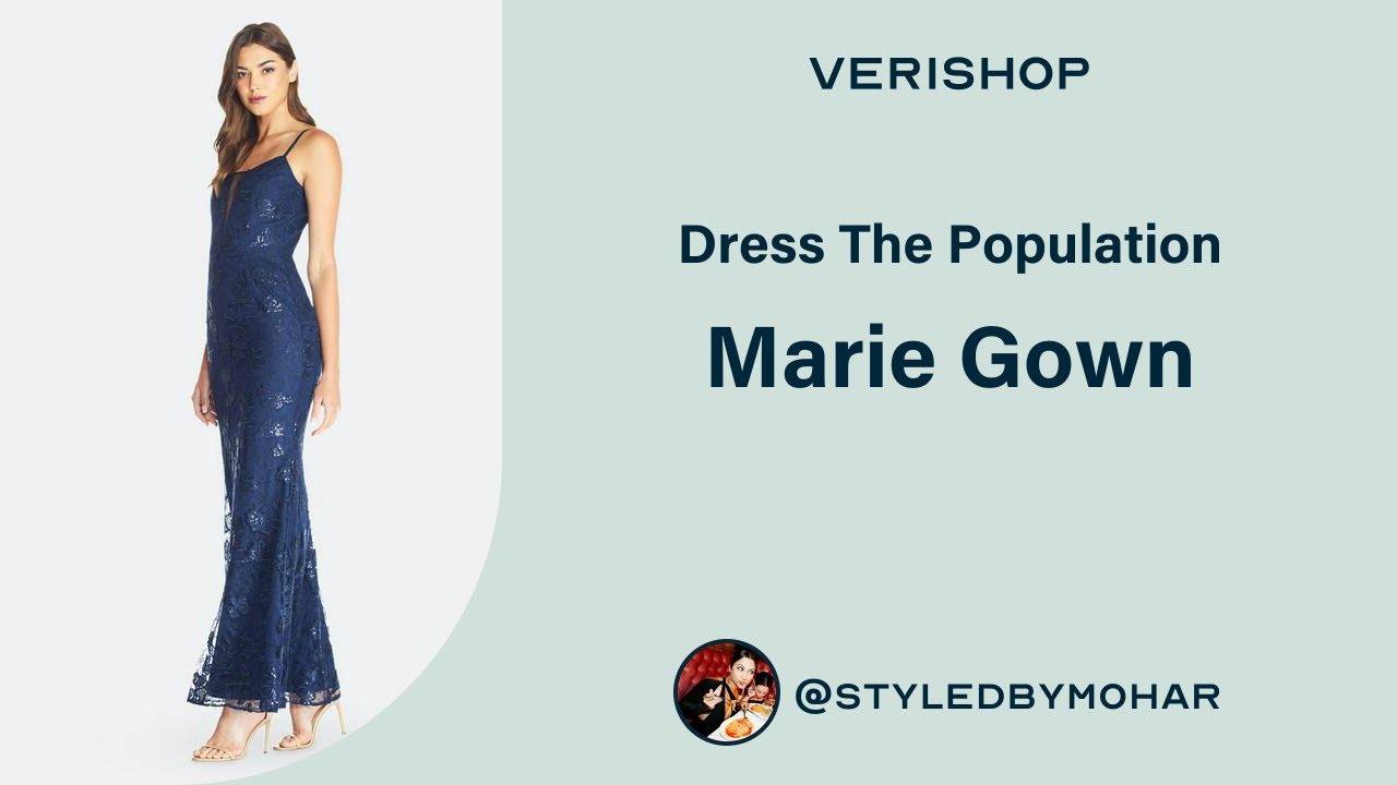 Dress The Population Marie Gown Review