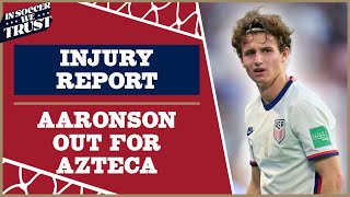 Brenden Aaronson injury SHOULD NOT change USMNT preparations, says Charlie Davies
