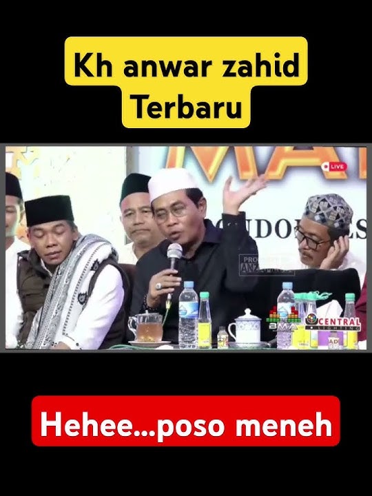 kh anwar zahid terbaru kon poso malah poso meneh