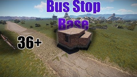 Rust: Best Bus Stop Bunker Ever With Hidden Vault!!!!