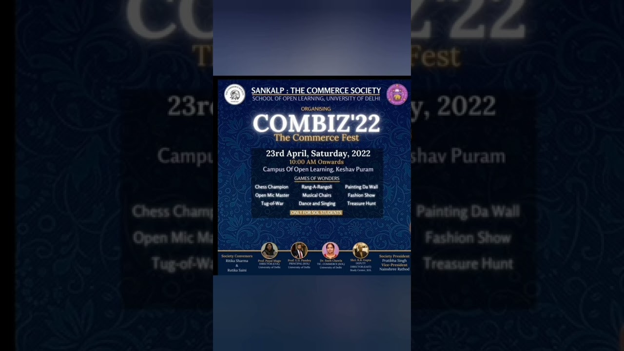 Combiz'22 - Commerce Fest | Ran2Goal (DU SOL)