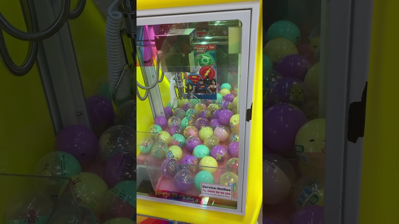 Try to Grab Toy from German Claw Machine