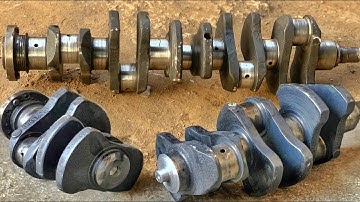 How we Made a Broken Two - Piece Crankshaft ?  .. Yes its Possible with Amazing Skill