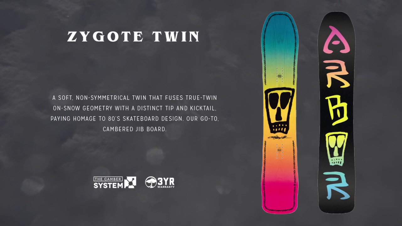 Arbor Snowboards 2018 Product Profiles Zygote Twin YouTube