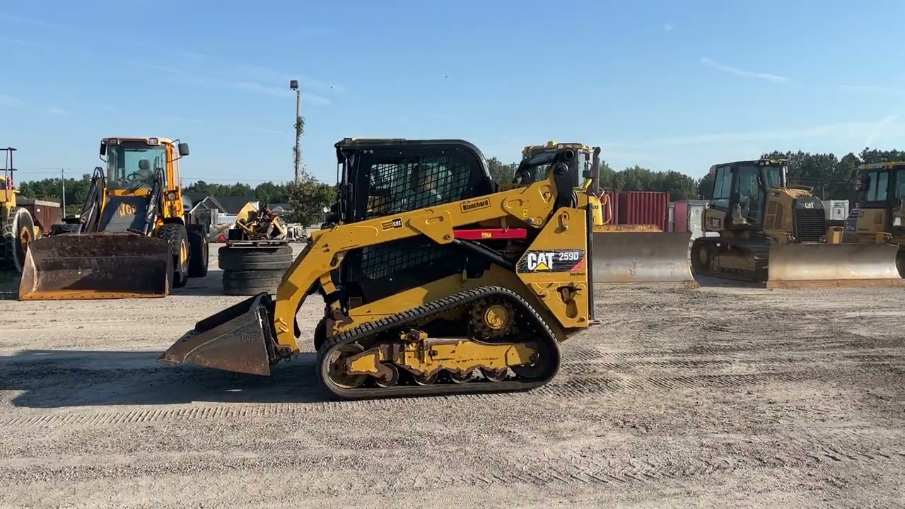 2017 CATERPILLAR 259D SKID STEER LOADER-120377