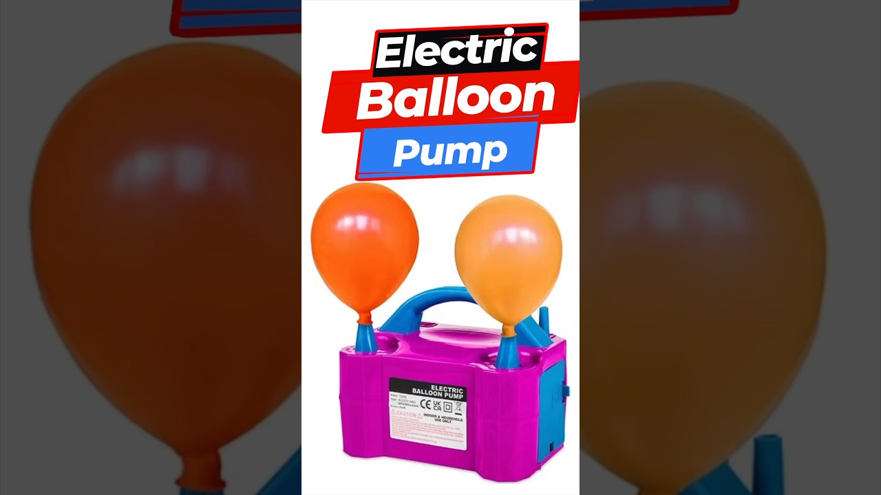 Обзор электрического насоса для воздушных шаров 🎈 | Надувайте шары за секунды! Лучший инструмент ...