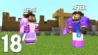 I got a total makeover!  Episode 18  Minecraft Modded (Vault Hunters)