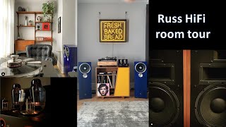 Klispch Heresy III and Zu speaker. Russ Hi-Fi room tour. @ThomasAndStereo