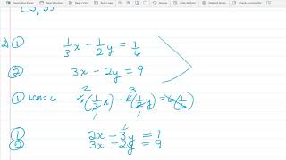 Alice's Video Lesson - Systems of Equations; Elimination Method Continued