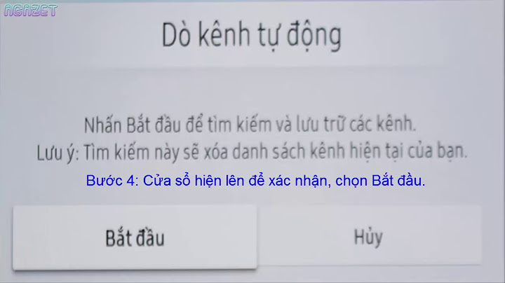 Hướng dẫn dò kênh trên smart tivi samsung
