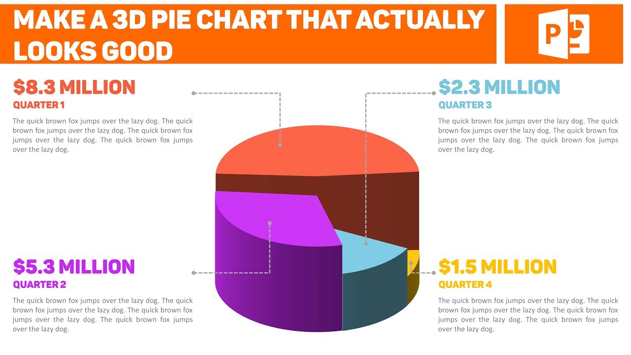 Make a 3D Pie Chart That Actually Looks Good on PowerPoint