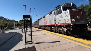 Caltrain 107 with F40PH-2 907 (Final Day of F40 Service)
