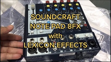 Unboxing SOUNDCRAFT MIXER Notepad 08FX #GrandysAdventures #unboxing #soundcraft #sound #music