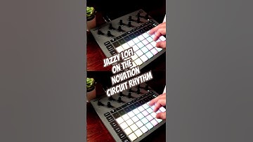 Jazzy LoFi on the #novation  Circuit Rhythm  #lofi #lofihiphop #music #shorts