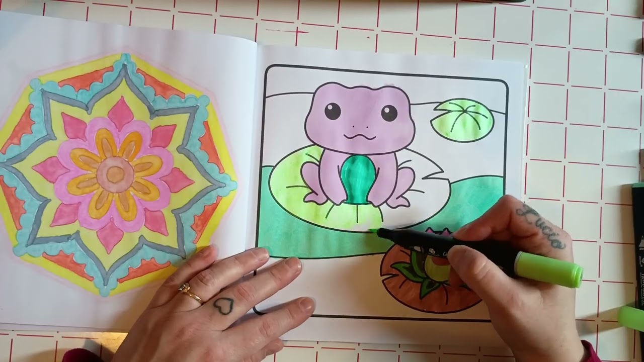 ASMR Relaxion bold and easy color/ color with me 🙂 please subscribe to channel 💙