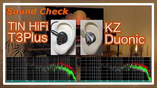 TINHiFi T3Plus vs KZ Duonic [ChineseIEMs Sound Comparison 中華イヤホン音比較]