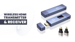 BRAIDOL Wireless HDMI Transmitter & Receiver Kit: Experience 4K Streaming!