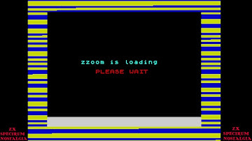 ZX SPECTRUM Loading Zzoom Imagine Software in 1983