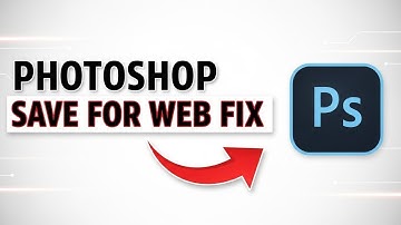 How To Fix Adobe Photoshop Save For Web Error