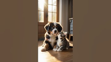 👀👉 This Puppy & Kitten Will Melt Your Heart on Loop! 🐶❤️🐱 #ytshorts #asmr #viralvideo #shorts #cute