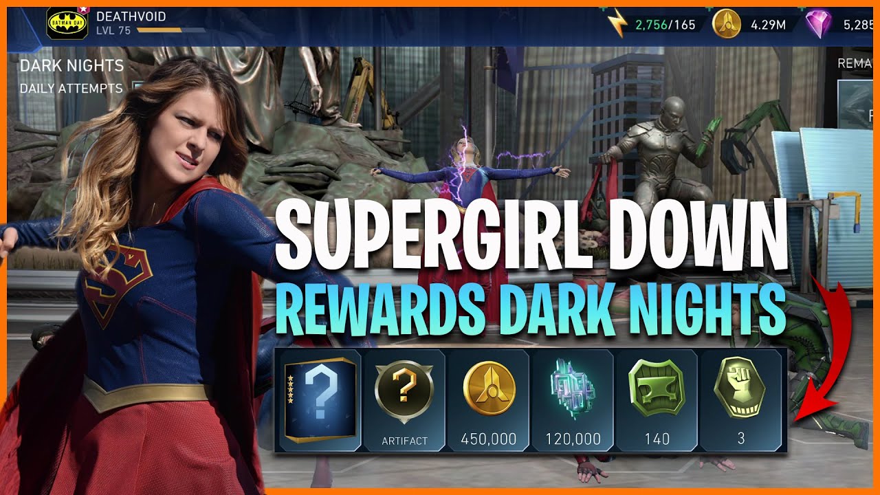 Injustice 2 Mobile | Boss Supergirl Down | Rewards Dark Nights | Heroic ...