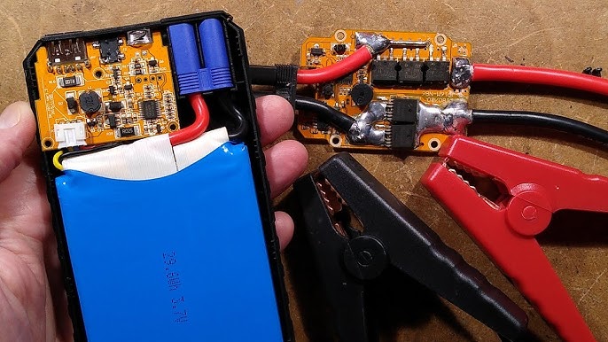 DBPOWER jump starter USB port repair schematic