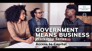 Access to Capital Workshop Series Invite